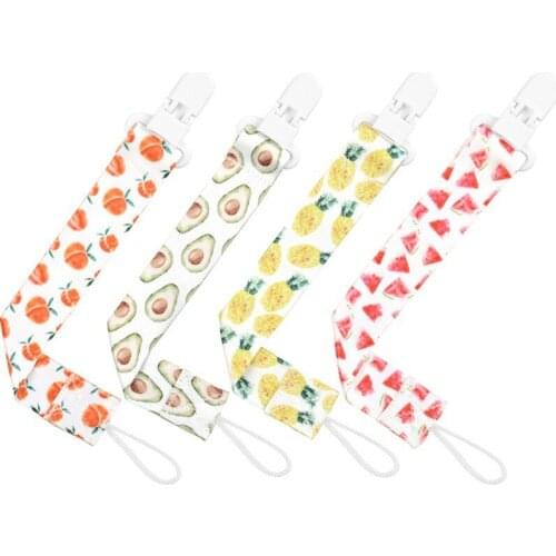 Pacifier Anti-drop Chain INS Cute Ppacifier Clip Integrated Duckbill Clip Soother Colorful Anti-drop Belt