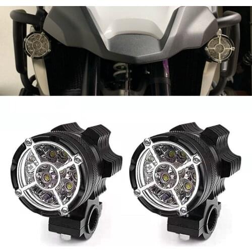 Led Motorcycle Bike Headlight Bulb Driving Spotlight Light LED Fog Lights Lamp MOTO DRL Accessories For BMW R1200GS F800 F700GS