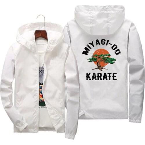 Miyagi Do Karate The Karate Kid Cobra Kai Windbreaker Pilot Thin Defqon Coat Mens Bomber Flight Jackets Male Oversized 6xl 7XL