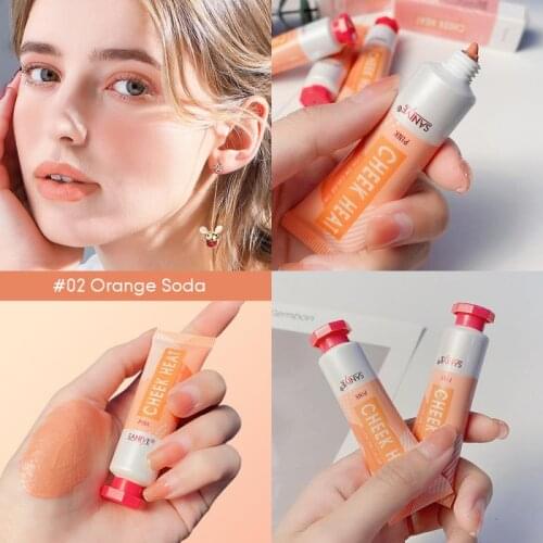 6-color liquid blush facial repair natural cheek contour long-lasting matte makeup waterproof and easy-to-color cosmetics TSLM1