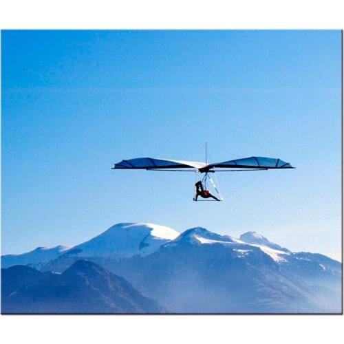 1 pieces / set Modern Wall Painting flying in the air Snow Mountain Background HD Wall Pictures Home Decoration