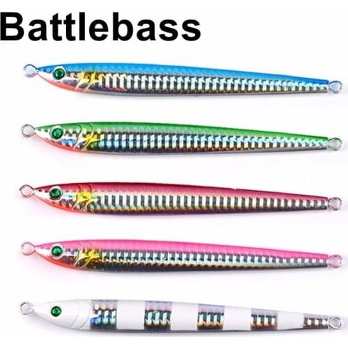 1Pcs Metal Jigging Lead Alloy Fishing Lure Artificial Sea Fishing Paillette Wobbler Hard Baits 7g/14g/17g/28/40g/60g