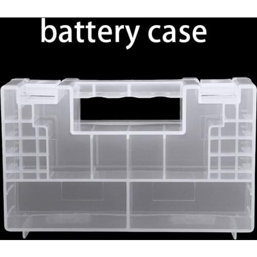 1pc High Quality Battery Storage Case Portable Hard Plastic AA AAA C Battery Storage Box Suitable For Home Office