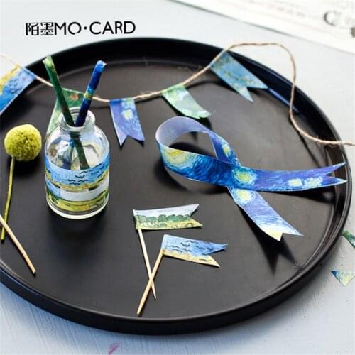 15MM*7M Van Gogh Painting Washi Tape DIY Scrapbooking Decorative Masking Tape School Office Supply Escolar Papelaria