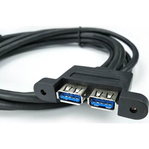 ATM POS KIOS Industrial PC main board USB port extension panel mount usb cable