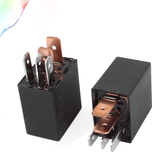 1pcs DC 12V 24V 40A Rated Current 1NO 1NC SPDT 4/5 Pins Car Automotive Alarm Relay