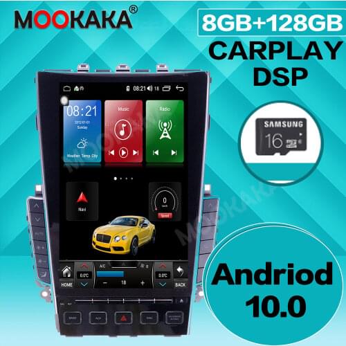 For Infiniti Q50L 2015 - 2019 Android 10 128GB Tesla Style Car GPS Navigation Multimedia Player Auto Radio Stereo Head Unit