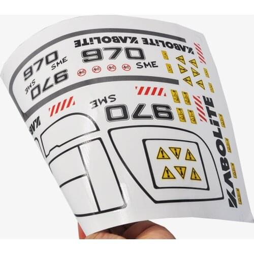Excavator K970 Upgrade Sticker 1/14 Engineering Vehicle Excavator Model Accessories Toy Sticker
