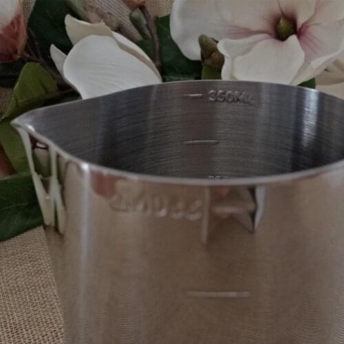 Frothing Pitcher Stainless Steel 350ml Perfect For Wax, Milk, Cream, Coffee