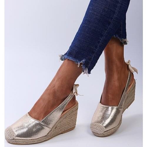 Hot sell Wedges Shoes For Women High Heels Sandals Summer Shoes 2021 Flip Flop Print Bow Ladies Platform Sandals