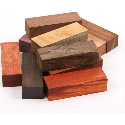 150x80x30mm DIY Knife handle material 12 kinds Wood material For DIY Wooden handicraft material