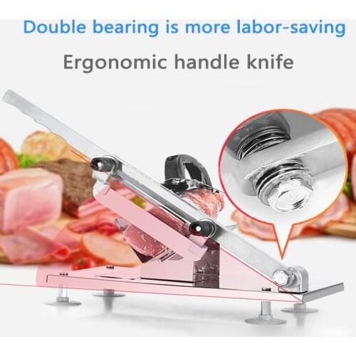 Commercial meat cutter Multi-function beef /mutton roll slicer Stainless steel manual vegetable/Chinese medicine cutting machine