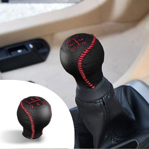 Muchkey Leather Gear Shift Knob Cover MT For Toyota Levin 2014 2015 2016 2017 2018 5 Speed Manual Shift Lever