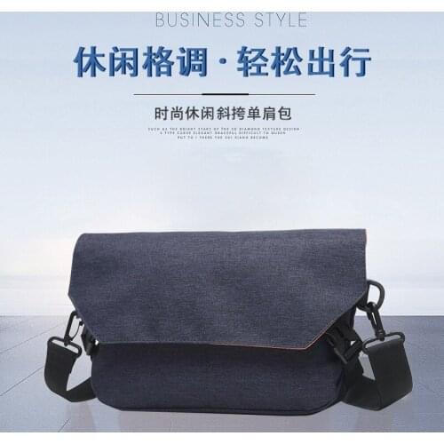 Chest Pack Canvas Bag Mans Handbag Over His Shoulder Light Outdoor Travel Shoulder Bag Large Capacity Widen Retro Messenger Bag