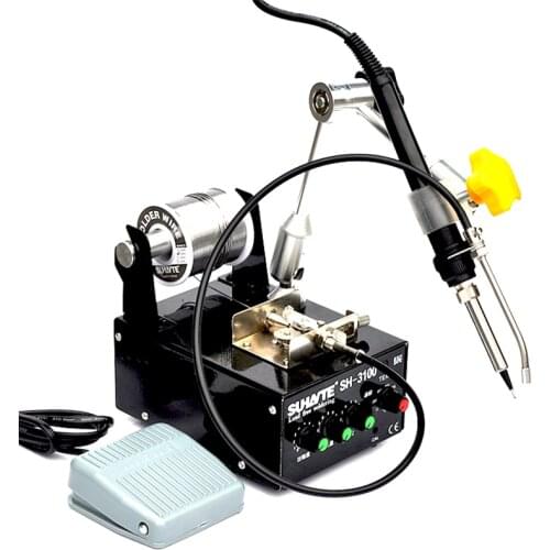 Soldering machine foot pedal automatic soldering soldering gun soldering iron, automatic soldering robot, 936 soldering station