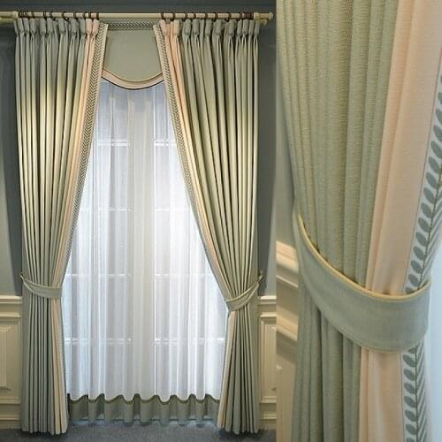 High-end Atmospheric Luxury Hollow Embroidered Curtains for Living Room Bedroom Dining Room Villa Curtain Customization