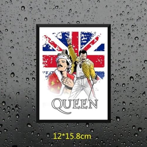 Three Ratels FTC-812# 12x16cm Freddie Mercury Bohemian Rhapsody QUEEN Pvc Vinyl Decal Car Window Wall Computer Sticker