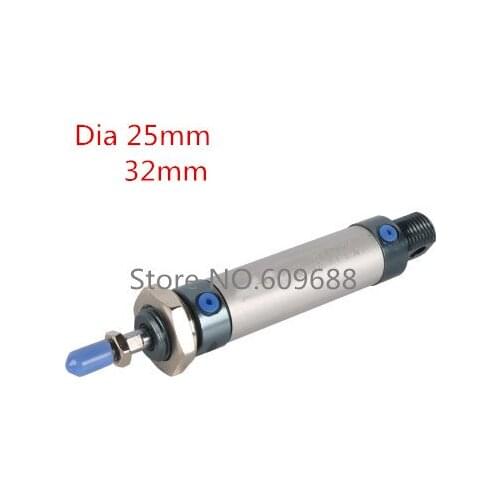 MAL aluminum alloy mini air pneumatic cylinder MAL25-225 MAL25-250 MAL25-275 MAL25-300 MAL25-350 MAL25-400 MAL25-450 MAL25-500
