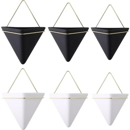 Vase Hanging Planter Succulent Planting Wall Hanging Flower Pot Holder for Plants House Decor Home Garden Decoration