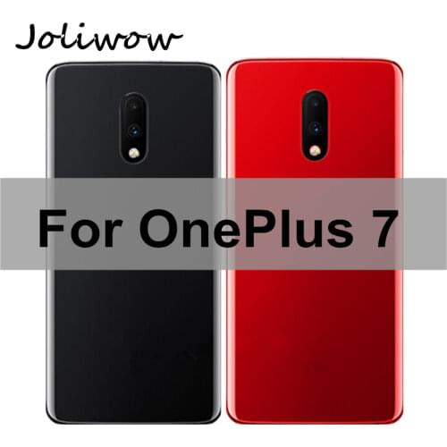For OnePlus 7 Back Battery Cover Door Housing case Rear Glass With camera lens for OnePlus 7 1+7 Housing case GM1901 GM1903