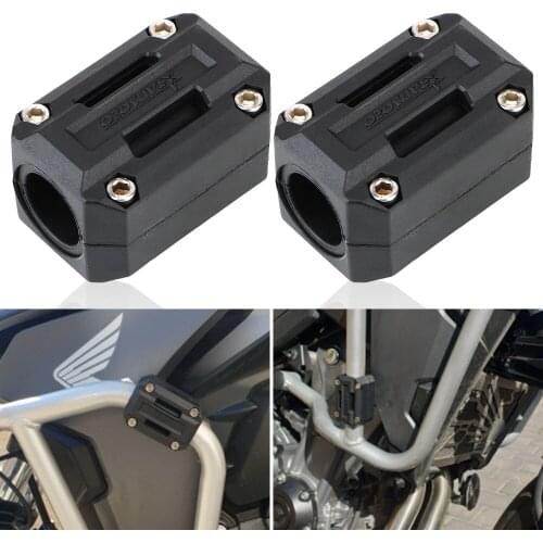 Motorcycle Engine Guard Protector Engine Bumper Guard Blocks for Honda Decorative Block Crash Bar Fit for 22/25/28mm