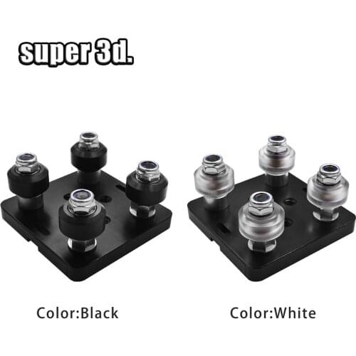 1set 3D Printer part Openbuilds V gantry plat set special slide plate for 2040 aluminum profiles V-slot mini five roulette