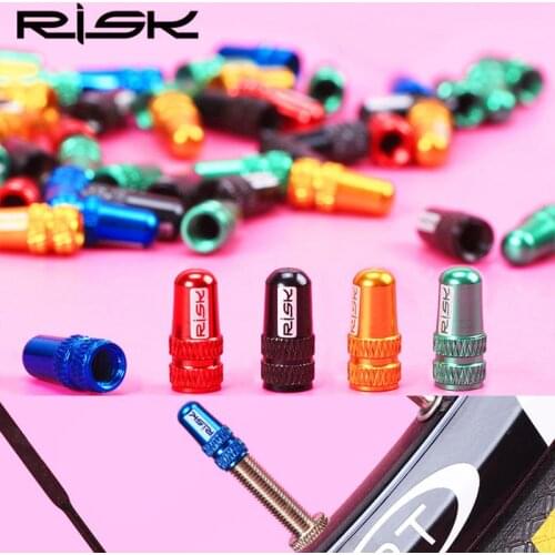1 pair of road Bicycle Sclaverand Valve Cap MTB Bike Tire Tyre Wheel Anodized Dust French valve Cover Cap Presta Valve Cover