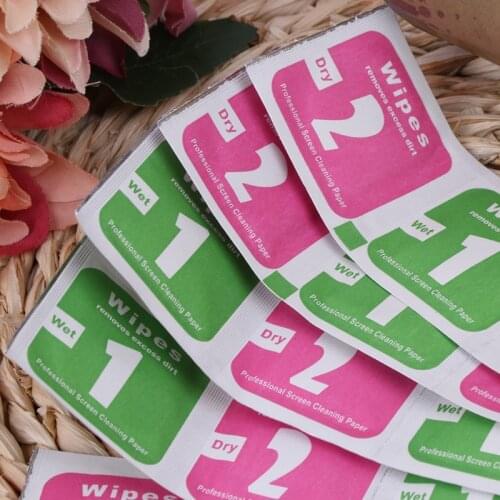 10Pcs/Lot Camera Lens Cleaning Cloth LCD Screens Dust Removal Wet Dry Wipe Paper New