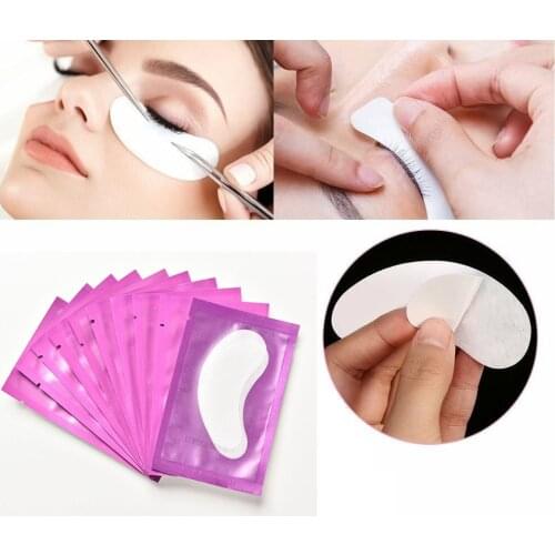 2/5pcs Eyelash Pad Gel Patch Eye Pads Lint Free Lashes Extension Mask Eyepads