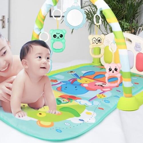 Baby Music Piano Keyboard Play Rack Kids Carpet Play Mat Pad Early Education Gym Clawing Game Children Toy