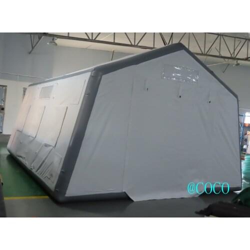 Free shipment to sea port, Durable PVC Tarpaulin Inflatable Tent for Military, Emergency Medical Tent Rescue tent