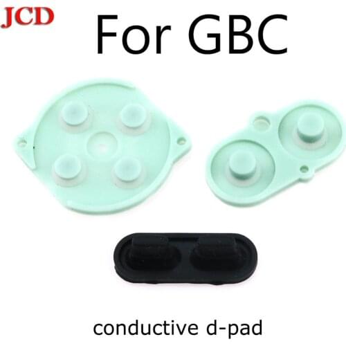 JCD New For Nintendo for GameBoy Color / Colour Button Silicone Rubber Pad Conductive A B Select Start Rubber Button For GBC