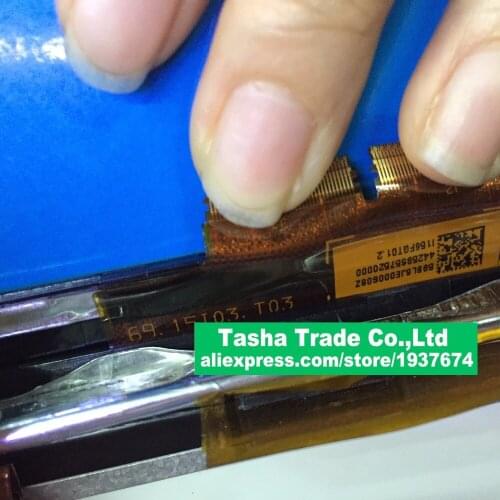 15.6 touch screen digitizer glass for SONY SVF152 SVF153 touchscreen laptop digitizer 69.15I03.T03 L156fgt01.2