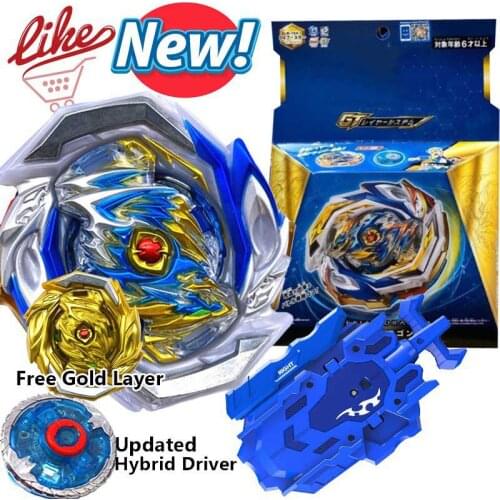 [Electric Driver] FLAME B-154 Booster Imperial Dragon Spinning Tops Set, Gyro with LR Launcher, Kid Boy Toys