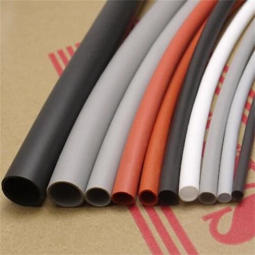 2mm Flexible Soft 1.7:1 Silicone Heat Shrink Tubing Silicone rubber - 2/5/10 Meters