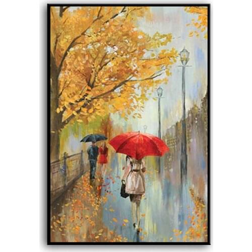 Oil painting 100% hand painted Home decoration high quality landscape knife painting pictures 2020081901
