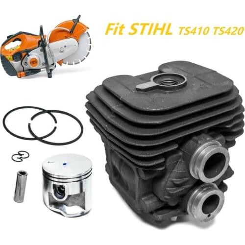 Top Rebuild 50mm Cylinder Piston Kit For STIHL TS410 TS420 Concrete Saw Cut Off Saw Accessory OEM 4238-020-1205 4238-020-1202