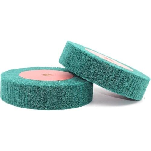 Flying wing wheel 3M scouring pad polishing wheel stainless steel wire drawing wheel nylon wheel fiber polishing grinding disc