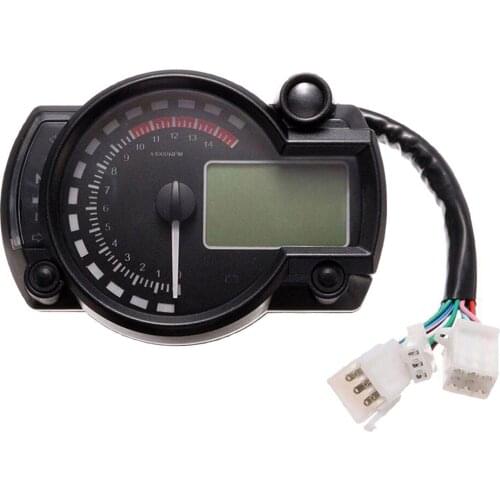Motorbike Motorcycle Digital Speedometer Sensor Odometer Tachometer 299 Kmh