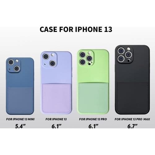 Soft Liquid Silicone Phone Case for iPhone XS 11 Pro Max X XR 7 8 6 6S Plus SE 2020 Wallet Funda Coque Cover Card Holder Pocket