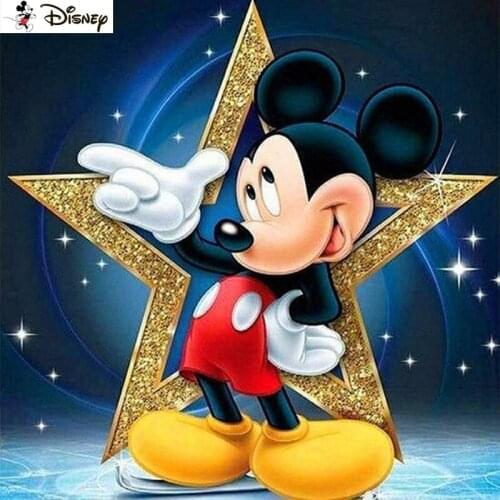 Disney Art 5D Diy Diamond Painting "Cartoon Mickey Mouse" Diamond Pictures Cross Stitch 3D Rhinestone Embroidery Decor A30321