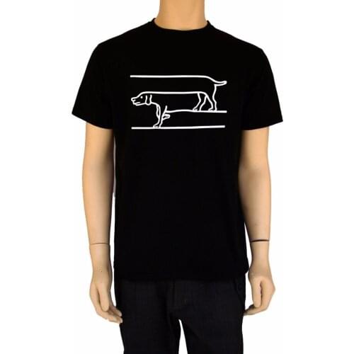 New Summer Style European Style In Soft Cotton Dog Pets-Mens T Shirt-Funny Design-Animals Print Black Shirt Mens Tee shirt