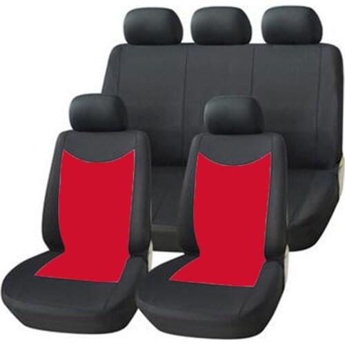New High Quality Universal Car Seat Cover 9 Set Full Seat Covers for Crossovers Sedans Auto Interior Styling Decoration Protect