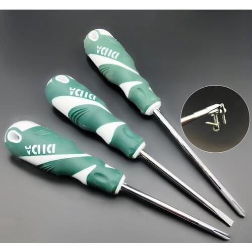 4"/5"/6"/8" Screwdriver Strong Magnetic Slotted Phillips Screwdrivers With Colorful Handle Multi-function Tools for Repairing