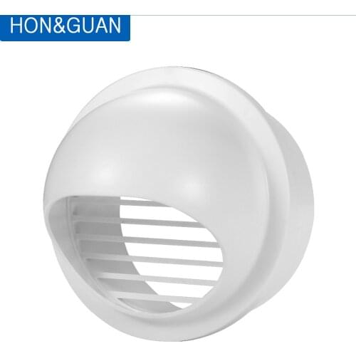 Plastic ABS 100mm 150mm Wall Vent Outlet for Wall Window Ventilation White Air Grille Cover Cap for Exhaust Fan Household