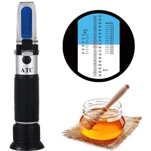 New Bar Accessory HomeBrewing Sugar Refractometer ATC with Brix Scale, 0~32%Brix