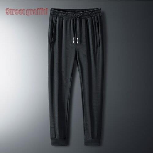 Men pants joggers sweatpants mens 2021 new streetwear track pants fitness clothing men fashion summer Casual Quick-drying pant
