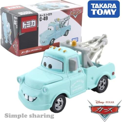 Tomy Tomica Disney Pixar CARS C-49 Meter (Young Type) Hot Pop Kids Toys Motor Vehicle Diecast Metal Model