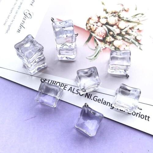 10pcs/ Resin ice Charms 18mm Pendant for Very individual Jewelry DIY Handmade Earrings.Bracelet,Necklae