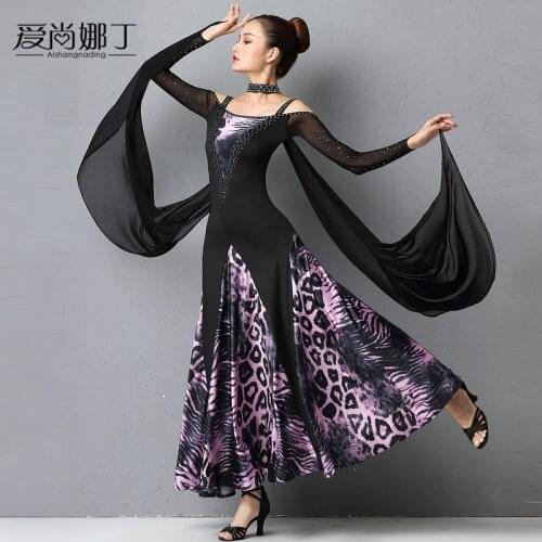 2021 Woman modern dance dress performance dress national standard dance competition dress Waltz dance Costumes